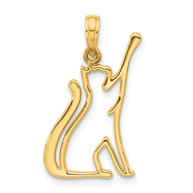 14k Yellow Gold Pendants Style D5382 - Classique Jewelry Inc.