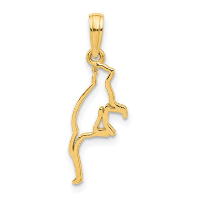 14K gold pendant