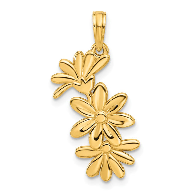 14k Yellow Gold Pendants Style D5415 - Classique Jewelry Inc.