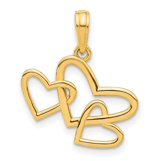 14k Yellow Gold Pendants Style D5419 - Classique Jewelry Inc.