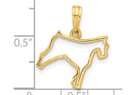 14k Yellow Gold Pendants Style D5426 - Classique Jewelry Inc.