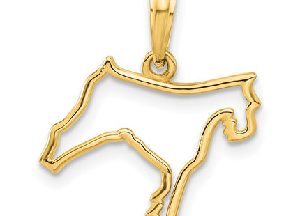 14k Yellow Gold Pendants Style D5426 - Classique Jewelry Inc.
