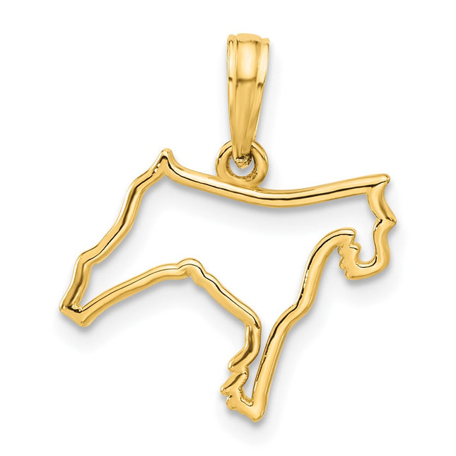 14k Yellow Gold Pendants Style D5426 - Classique Jewelry Inc.