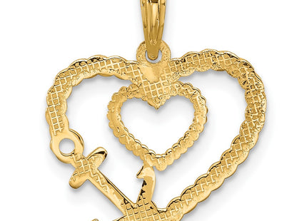 14k Yellow & Rhodium Jewelry Style D5456 - Classique Jewelry Inc.