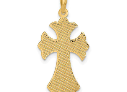 14k Fancy Cross Charm (Style D5468)
