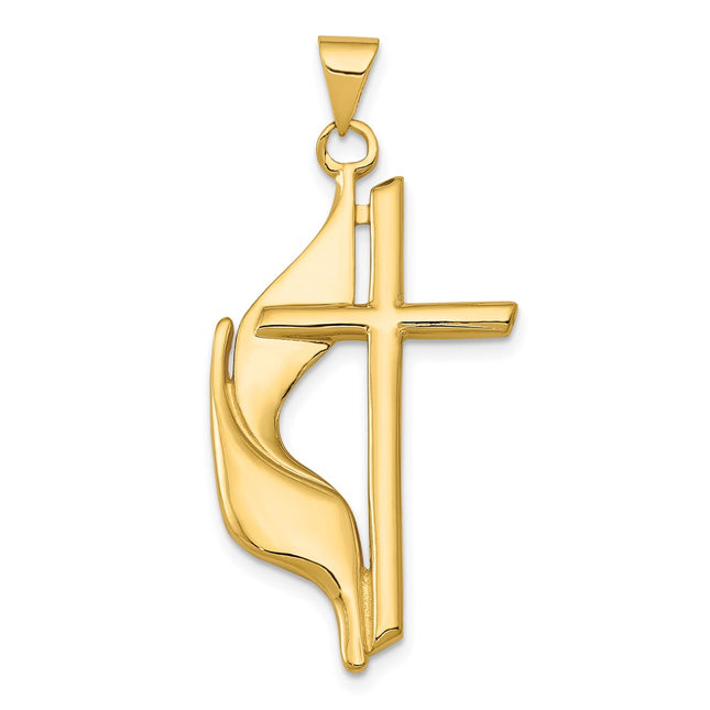 14k Yellow Gold Pendants Style D547 - Classique Jewelry Inc.