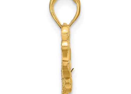 14K gold charm, alternate view