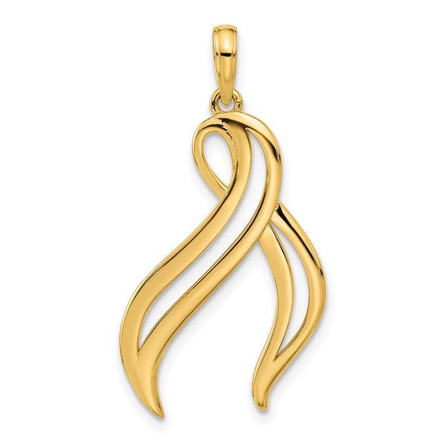 14k Yellow Gold Pendants Style D5481 - Classique Jewelry Inc.