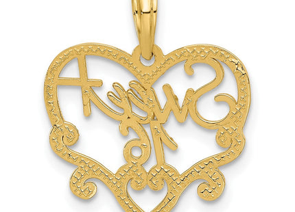14k Fancy Sweet 16 Charm (Style D5482)