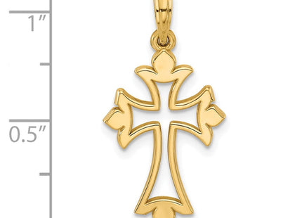 14KY Fancy Cross Charm (Style D5505)