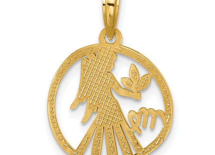 14k Yellow Gold Pendants Style D5522 - Classique Jewelry Inc.