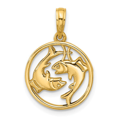 14K gold pendant