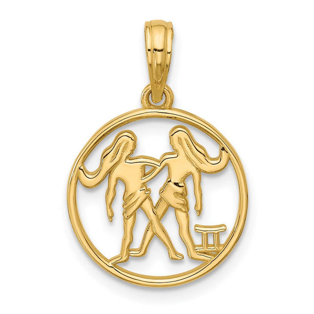 14k Yellow Gold Pendants Style D5524 - Classique Jewelry Inc.
