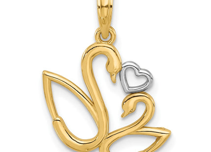 14k Yellow & Rhodium Jewelry Style D5561 - Classique Jewelry Inc.