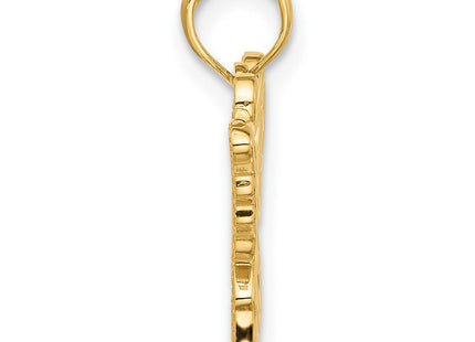 14K Polished Fancy Butterfly Charm (Style D5576)