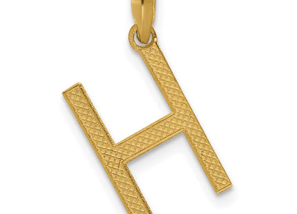 14ky Fancy Letter H (Style D5668H)