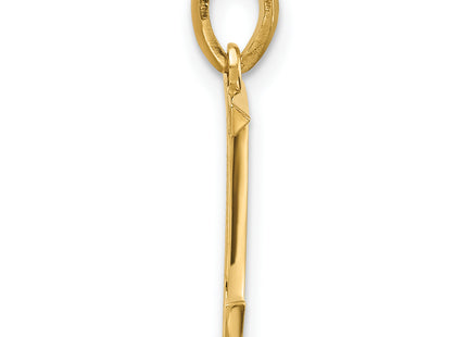 14ky Fancy Letter J, 16.86mm