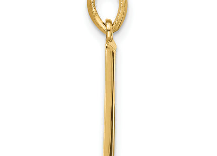 14ky Fancy Letter R, 17.05mm