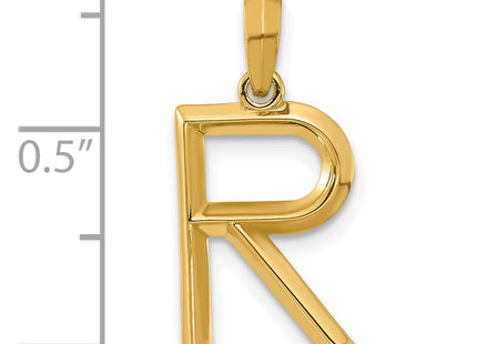 14ky Fancy Letter R, 17.05mm