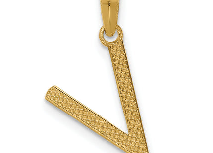 14ky Fancy Letter V, 16.89mm