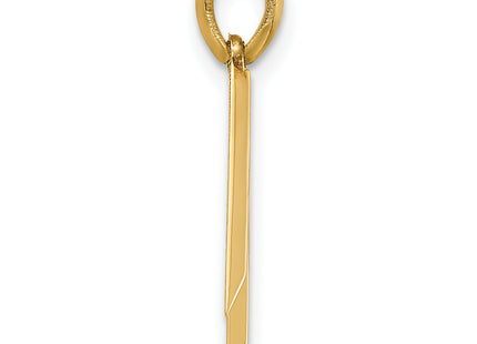 14ky Fancy Letter W, 16.64mm