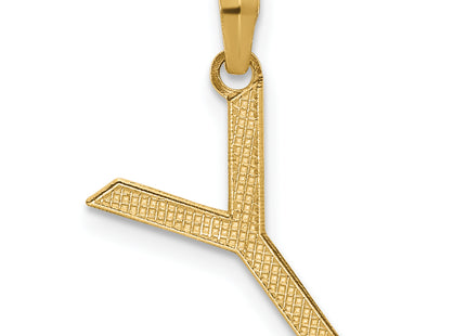 14ky Fancy Letter Y, 16.73mm