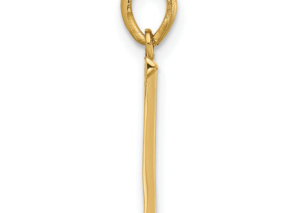 14ky Fancy Letter Z, 16.56mm