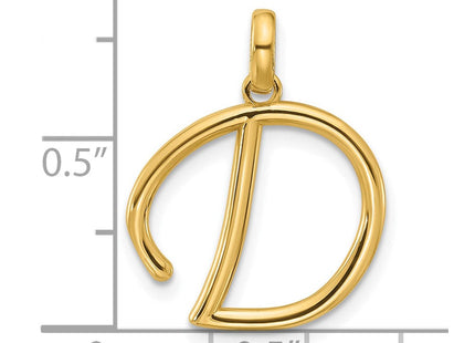 14ky Fancy Letter D (Style D5669D)
