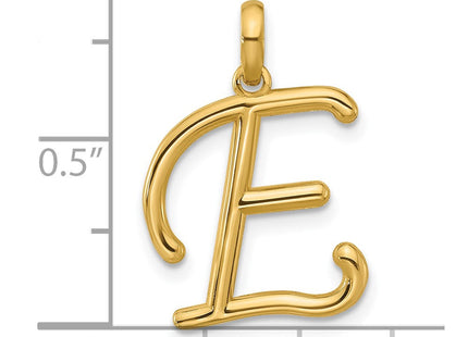 14ky Fancy Letter E (Style D5669E)