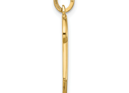 14ky Fancy Letter K, 20.11mm