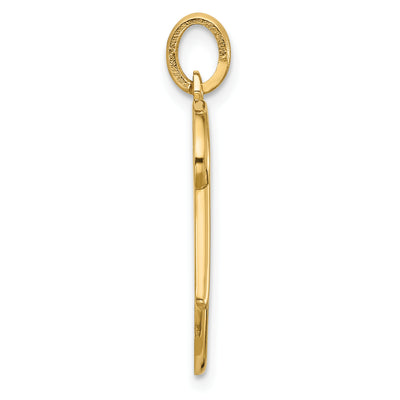 14ky Fancy Letter K, 20.11mm