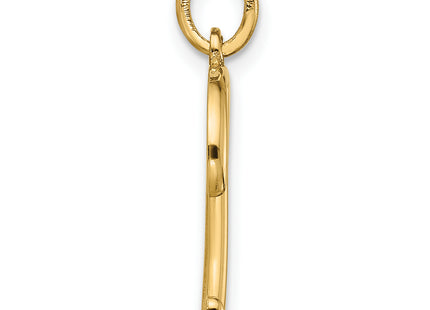 14ky Fancy Letter N, 21.83mm