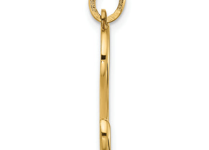 14ky Fancy Letter S, 19.23mm