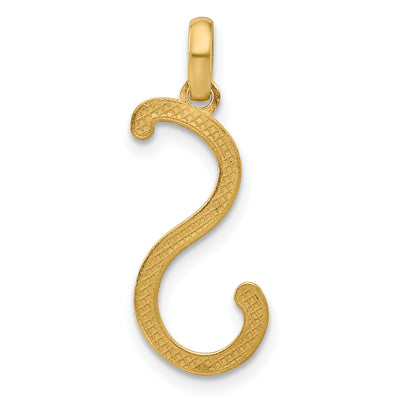 14ky Fancy Letter S, 19.23mm