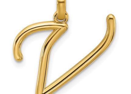14ky Fancy Letter V (Style D5669V)