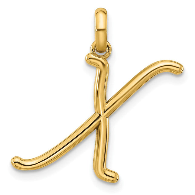 14ky Fancy Letter X, 17.85mm