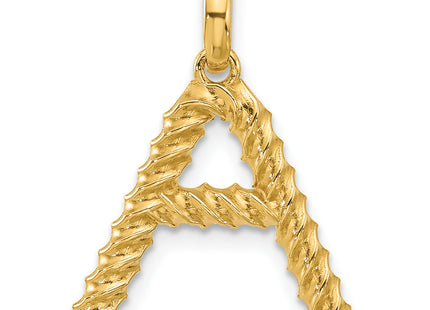 14ky Fancy Twist Letter