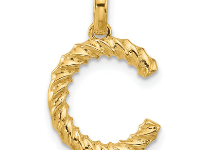 14ky Fancy Twist Letter