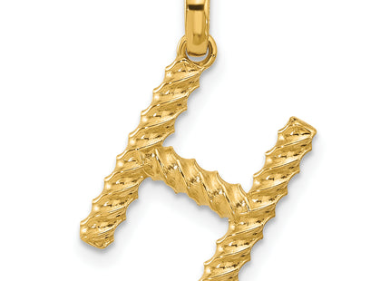 14ky Fancy Twist Letter