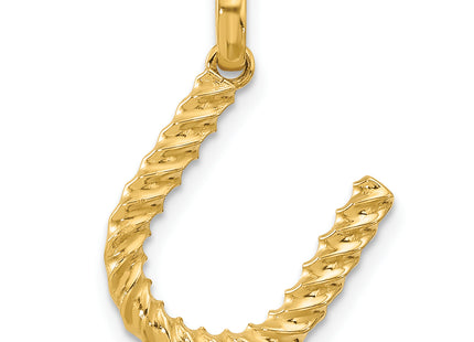14ky Fancy Twist Letter