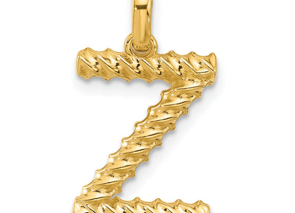 14ky Fancy Twist Letter