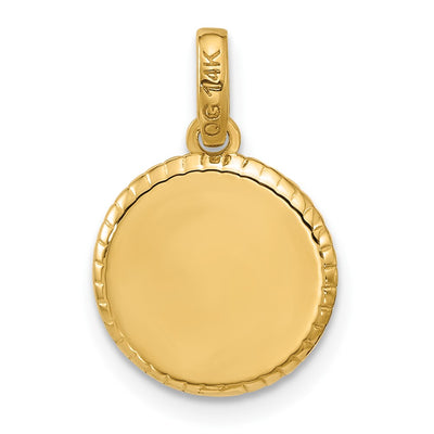 14K Yellow Gold Fancy Pie