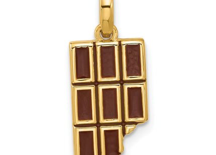 14K yellow gold pendants & charm
