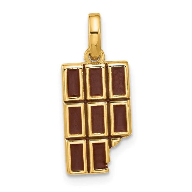 14K yellow gold pendants & charm