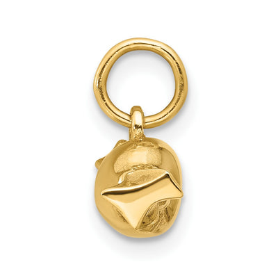 14K Yellow Gold Fancy Taffy Charm