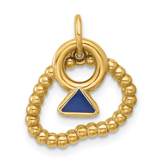 14k Yellow Gold Rings Style D5707 - Classique Jewelry Inc.