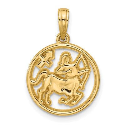 14K gold pendant