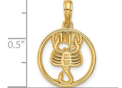 14k Yellow Gold Pendants Style D5738 - Classique Jewelry Inc.