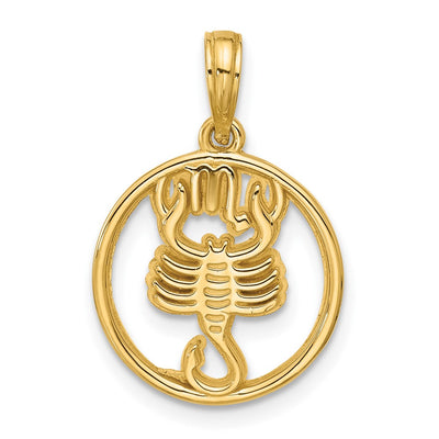 14K gold pendant