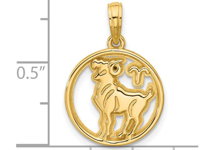 14k Yellow Gold Pendants Style D5740 - Classique Jewelry Inc.
